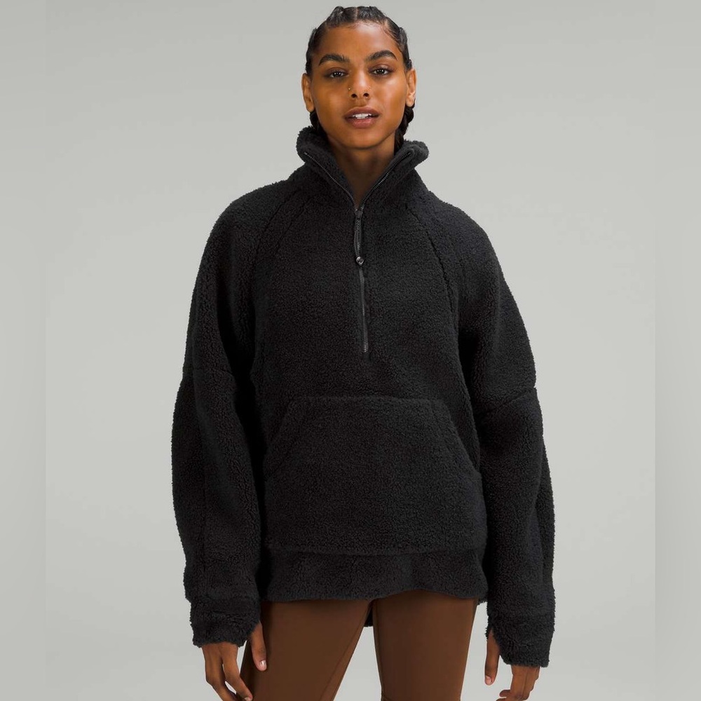 *SOLD* Lululemon scuba fleece funnel neck pullover